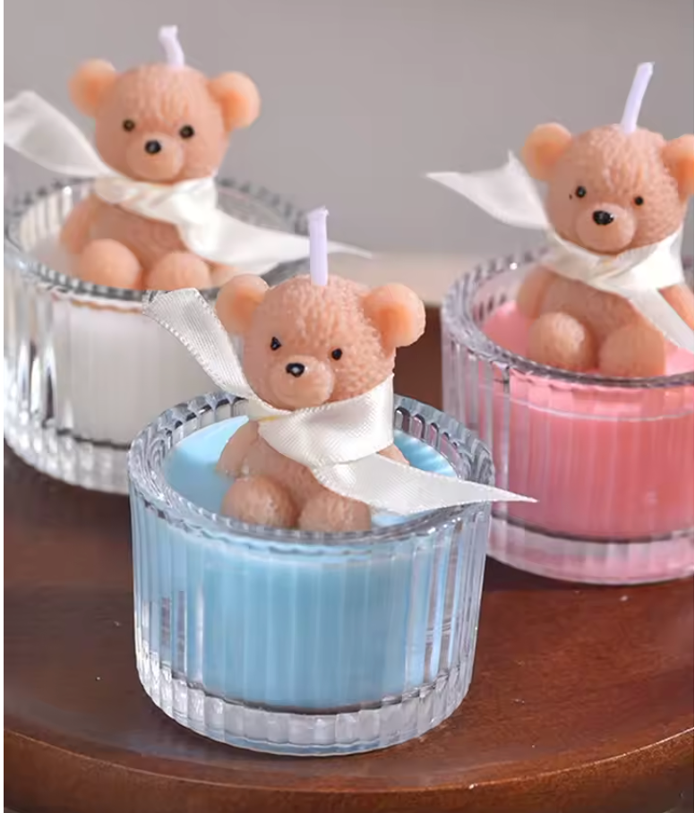 Cute Teddy Bear Aromatherapy Candle – Romantic Gift & Home Décor