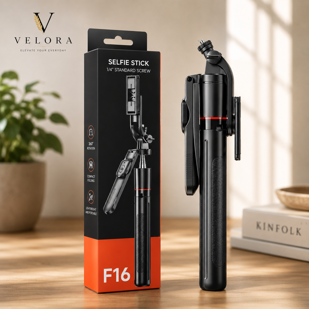 Bluetooth Selfie Stick Tripod with Wireless Remote – Extendable Phone & Camera Stand