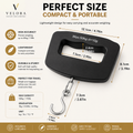 Portable Digital Luggage Scale 50kg – High Precision Travel Weight Checker