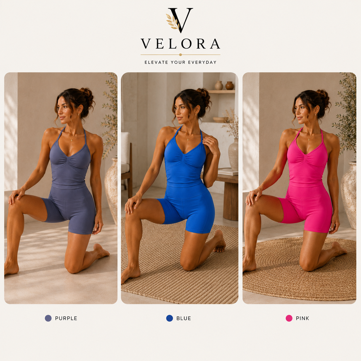 Women Yoga Set Seamless Yoga Longline Strappy Tank Top Scrunch Sports Shorts Gym Clothes Woman Summer Workout Outfit