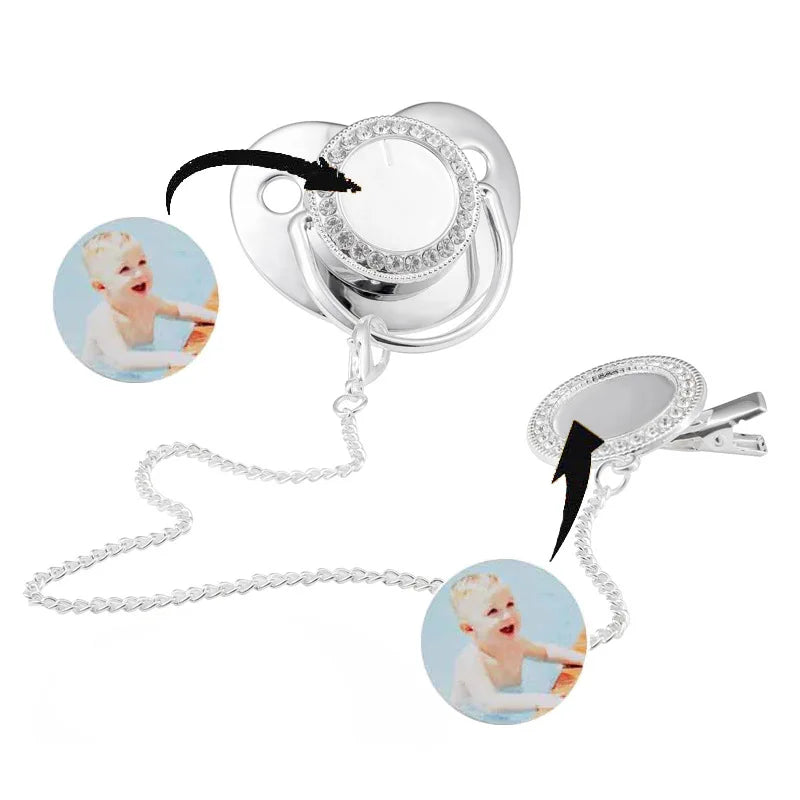 Personalised Baby Pacifier Clip & Dummy Holder | Safe Silicone Design