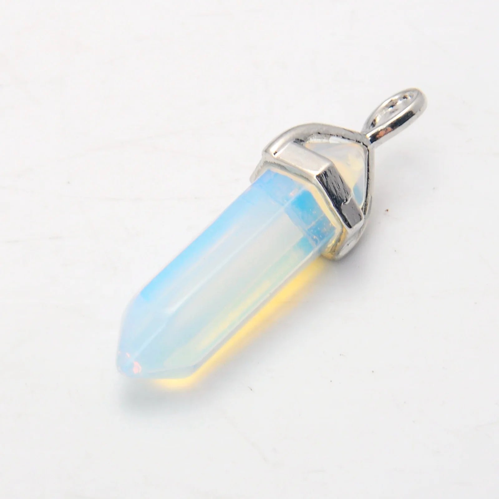 Natural Crystal Point Pendant Necklace – Gemstone Healing Jewelry Collection