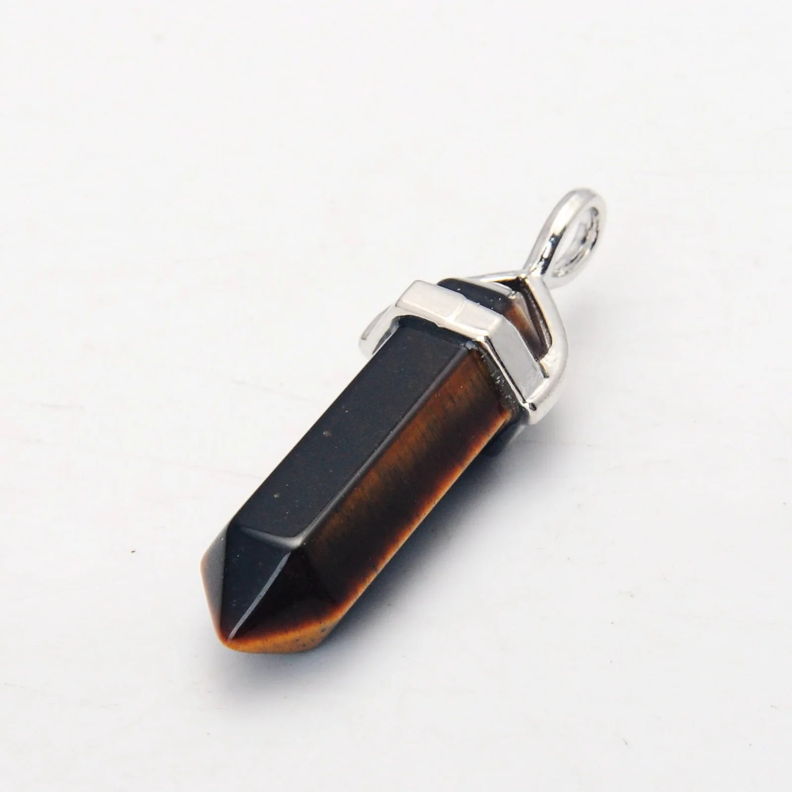 Natural Crystal Point Pendant Necklace – Gemstone Healing Jewelry Collection