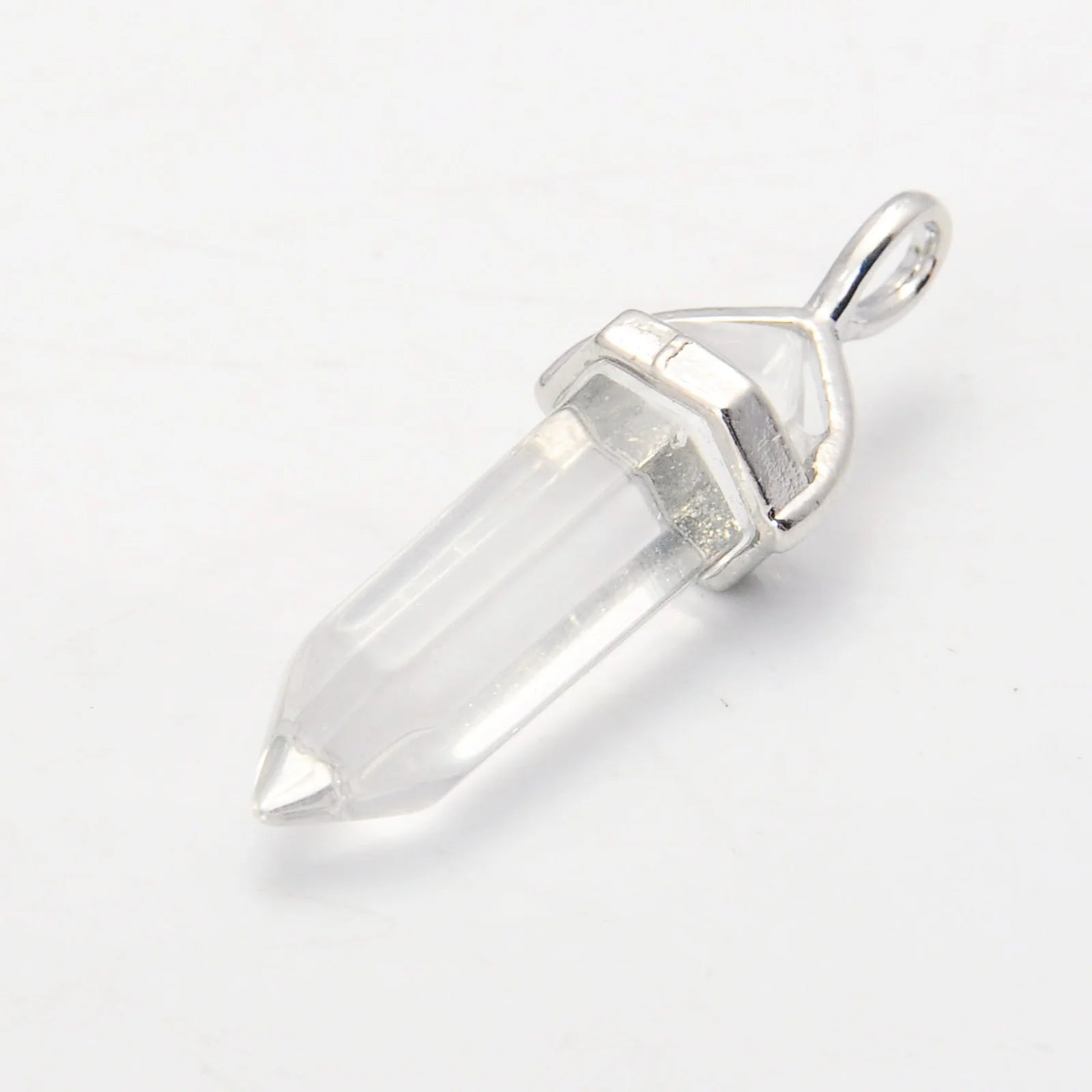 Natural Crystal Point Pendant Necklace – Gemstone Healing Jewelry Collection