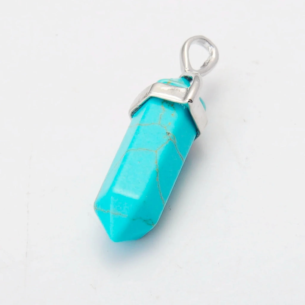 Natural Crystal Point Pendant Necklace – Gemstone Healing Jewelry Collection