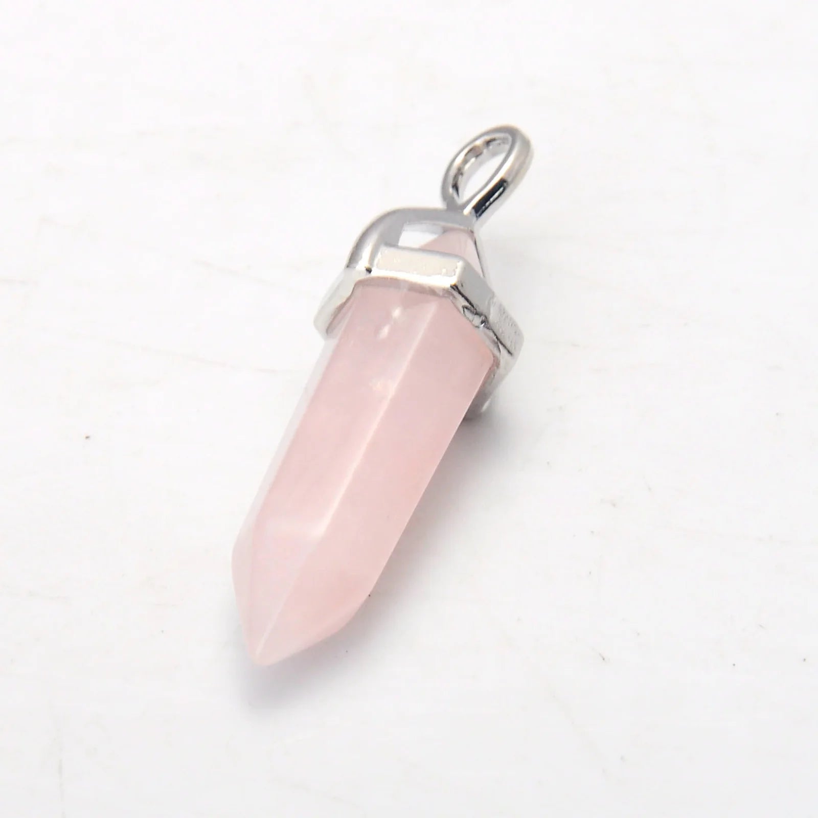 Natural Crystal Point Pendant Necklace – Gemstone Healing Jewelry Collection