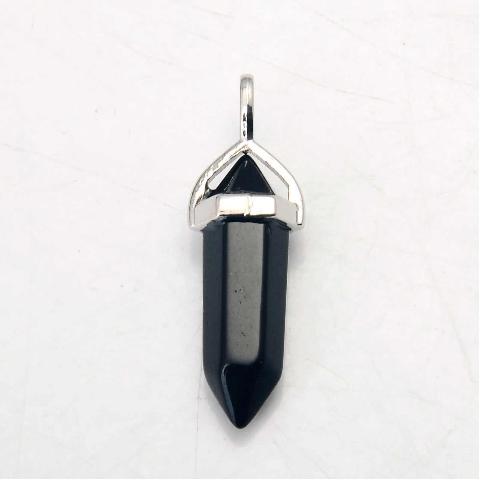 Natural Crystal Point Pendant Necklace – Gemstone Healing Jewelry Collection