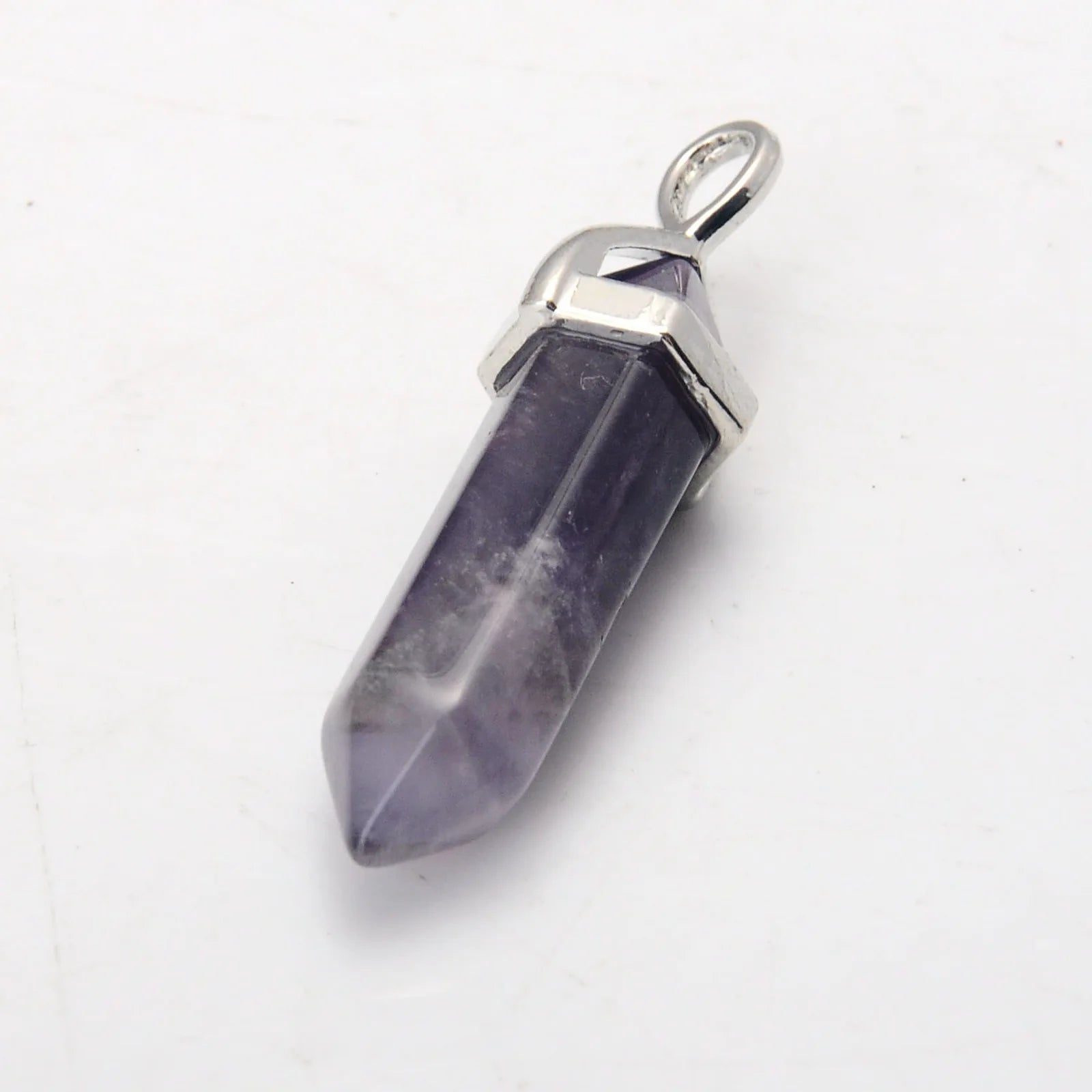 Natural Crystal Point Pendant Necklace – Gemstone Healing Jewelry Collection