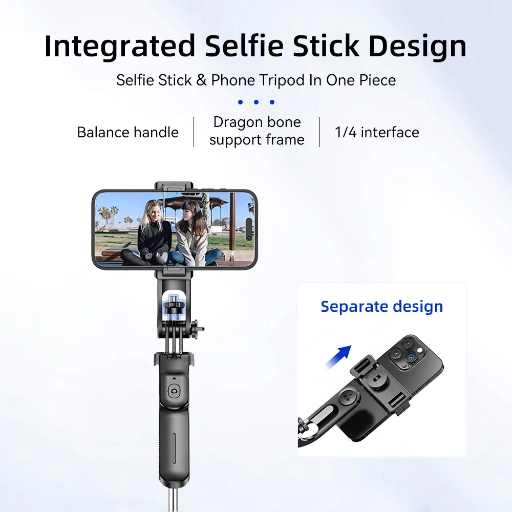 Bluetooth Selfie Stick Tripod with Wireless Remote – Extendable Phone & Camera Stand
