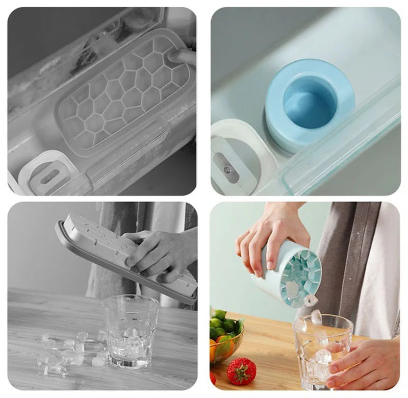 QuickFreeze Ice Maker™ | Easy Release Ice Cube Bucket