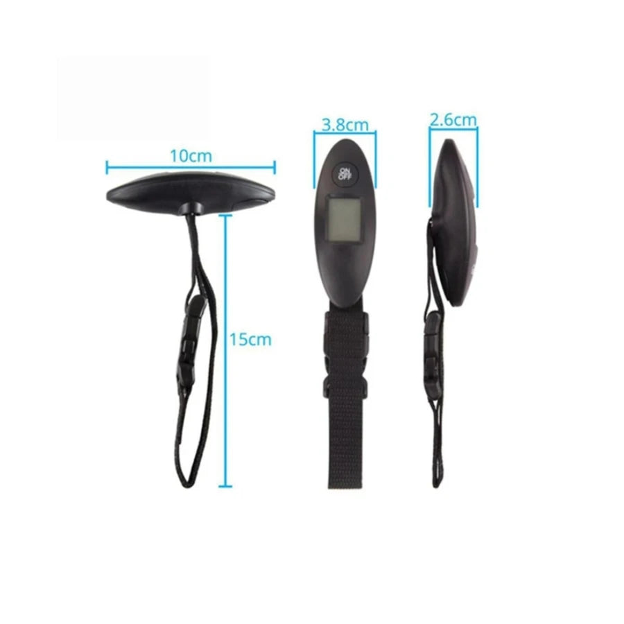 Portable Digital Luggage Scale 50kg – High Precision Travel Weight Checker