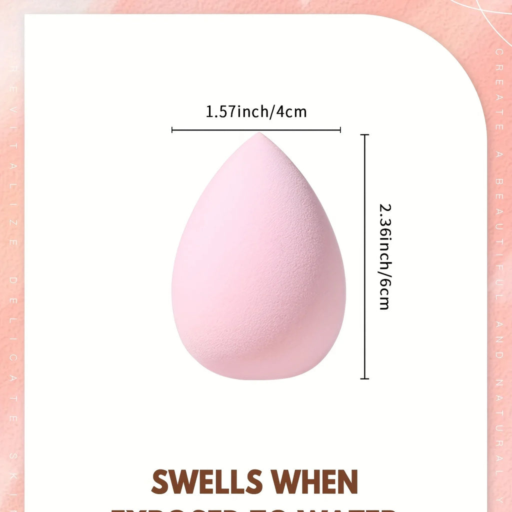 5PCS Makeup Beauty Sponge Set – Soft Blender Eggs for Foundation, Concealer & Powder