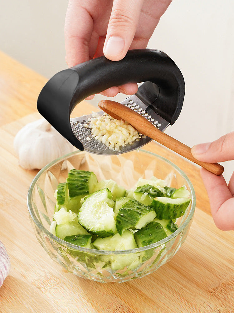 Premium Stainless Steel Garlic Press | Crush Garlic in Seconds