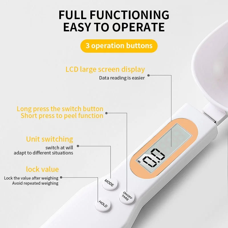 Smart Digital Measuring Spoon™ | Precision Kitchen Scale