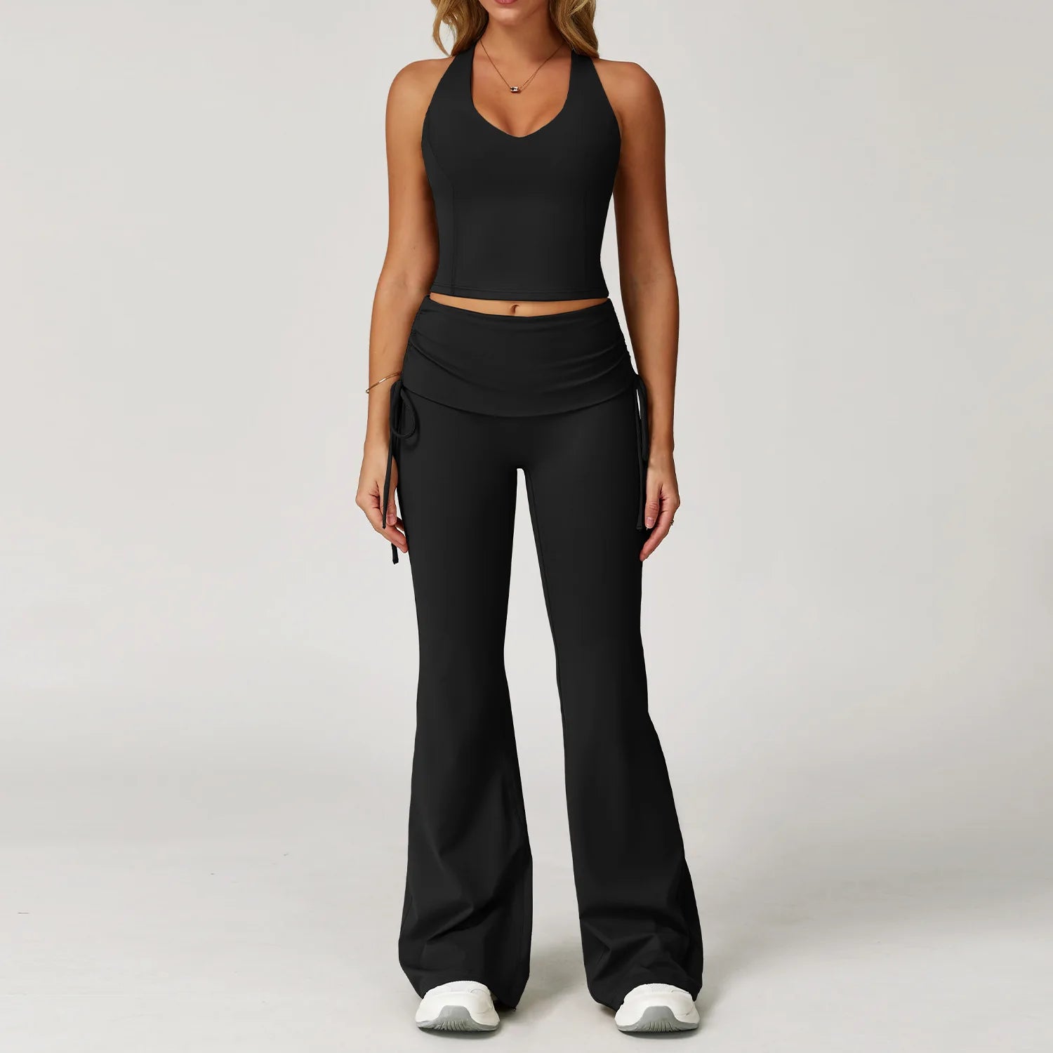 Women's 2-Piece Seamless Yoga Set – Breathable Workout Outfit & Fitness Wear