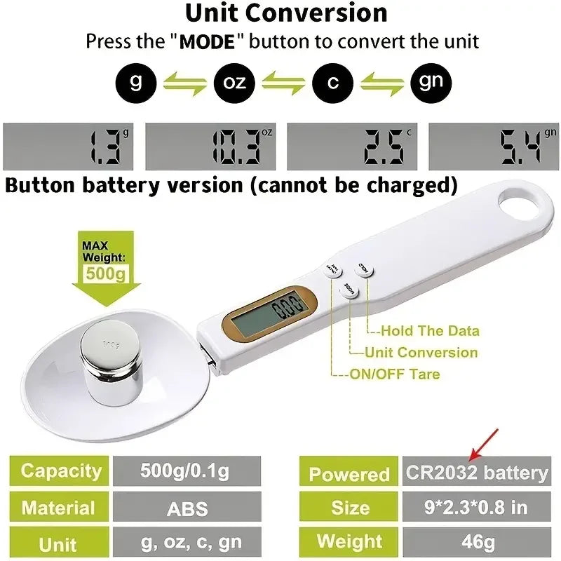 Smart Digital Measuring Spoon™ | Precision Kitchen Scale