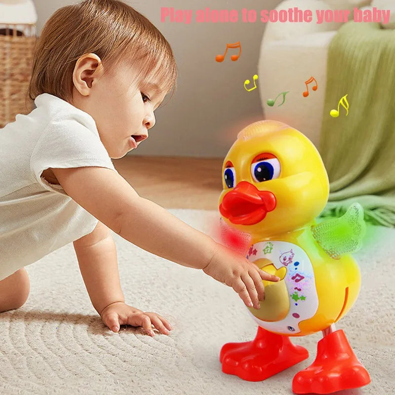 Interactive Dancing Duck Toy | Musical Lights & Learning Fun