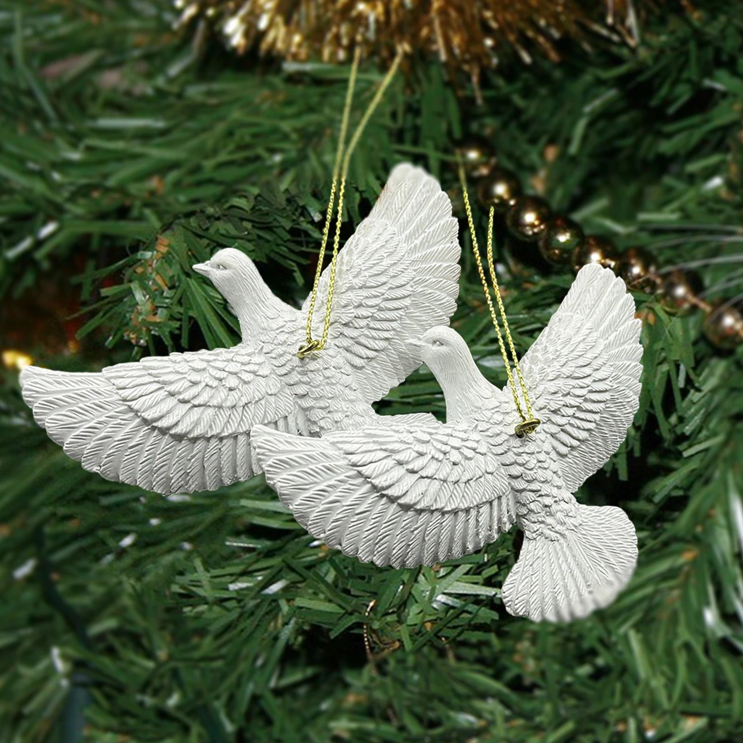 Friendship Dove Ornament Set – Meaningful Gift & Christmas Decoration