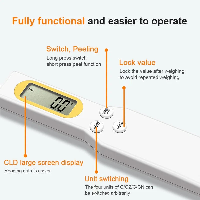 Smart Digital Measuring Spoon™ | Precision Kitchen Scale