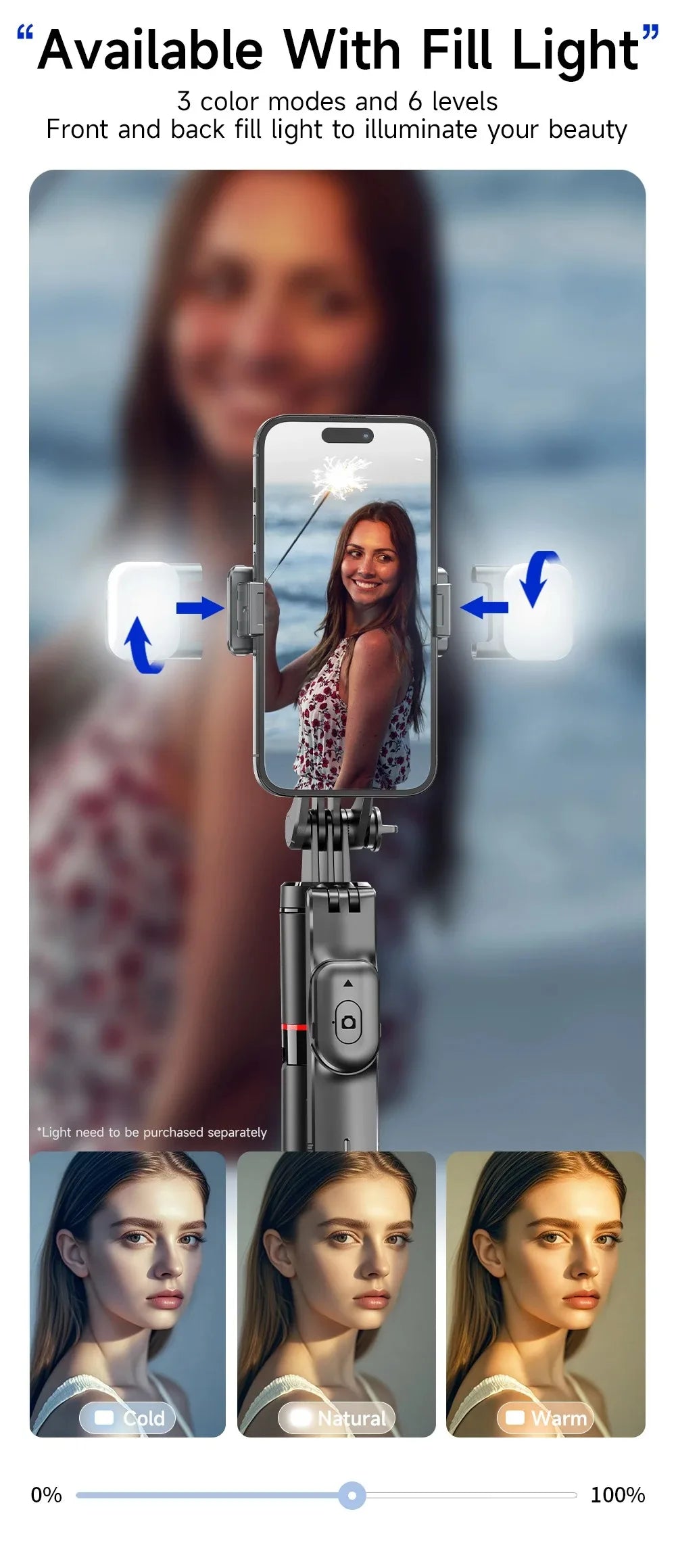 Bluetooth Selfie Stick Tripod with Wireless Remote – Extendable Phone & Camera Stand