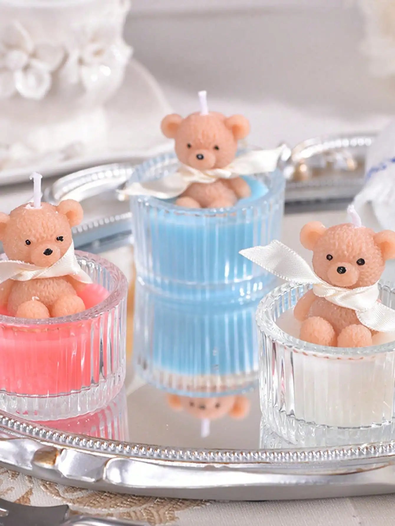 Cute Teddy Bear Aromatherapy Candle – Romantic Gift & Home Décor