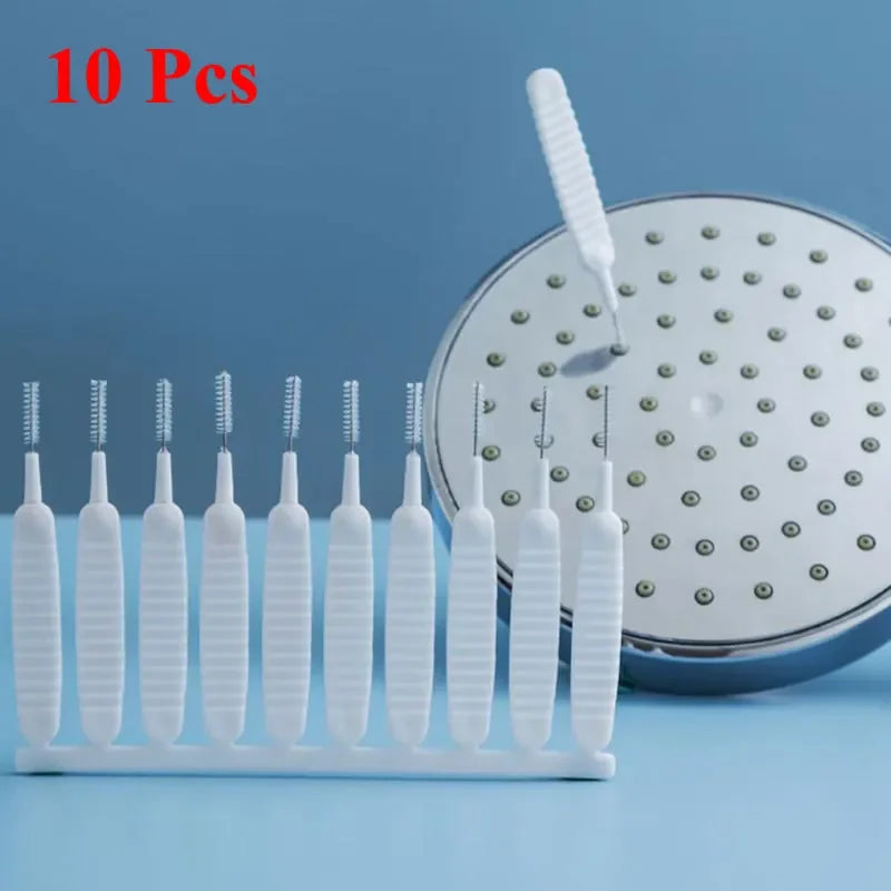 Shower Head Cleaning Brush Set – Anti-Clog Nozzle Cleaner