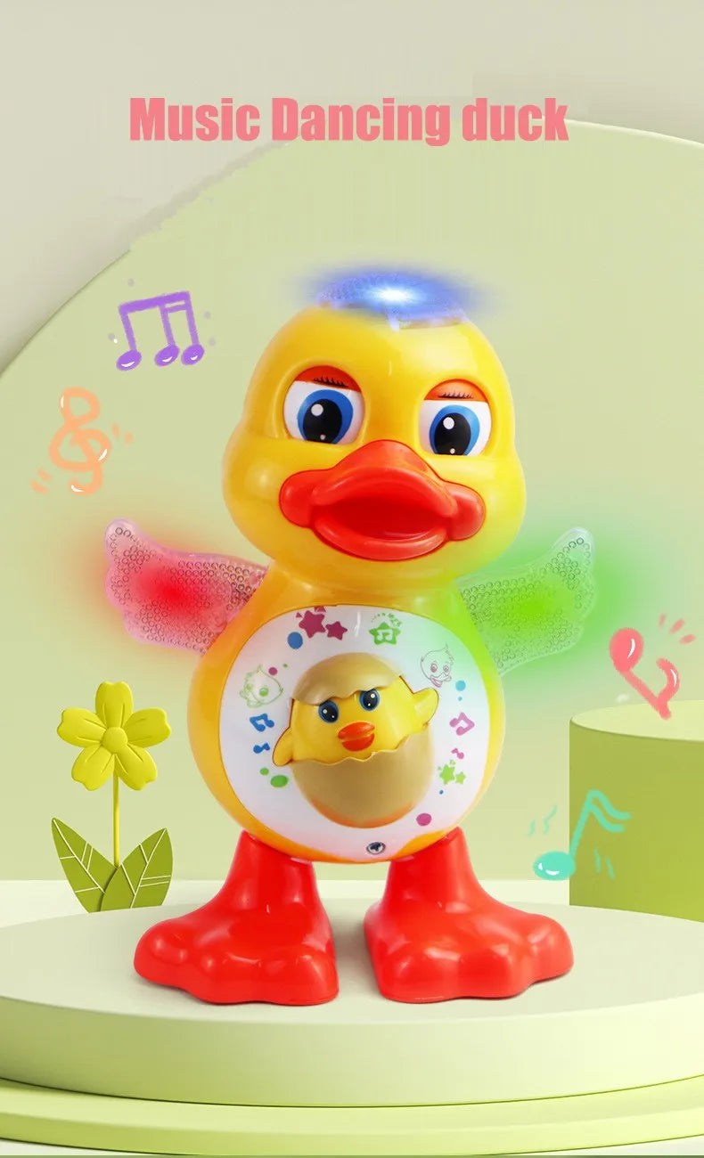 Interactive Dancing Duck Toy | Musical Lights & Learning Fun
