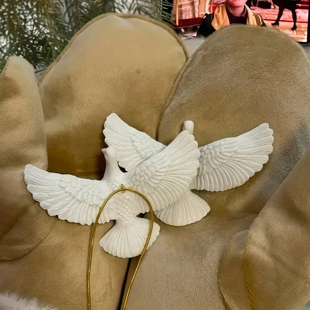 Friendship Dove Ornament Set – Meaningful Gift & Christmas Decoration