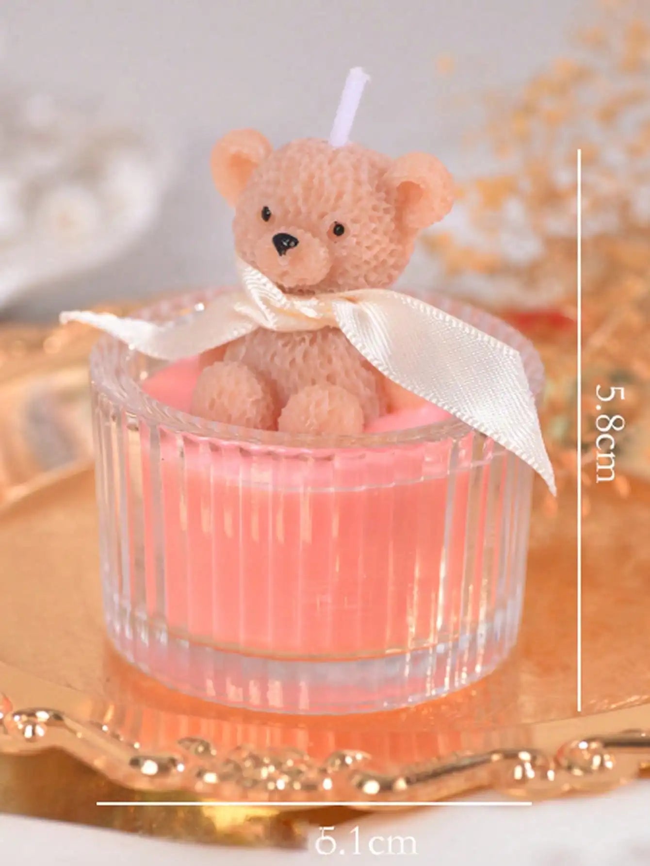 Cute Teddy Bear Aromatherapy Candle – Romantic Gift & Home Décor