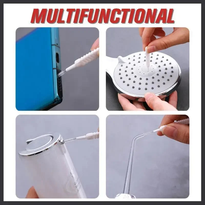 Shower Head Cleaning Brush Set – Anti-Clog Nozzle Cleaner