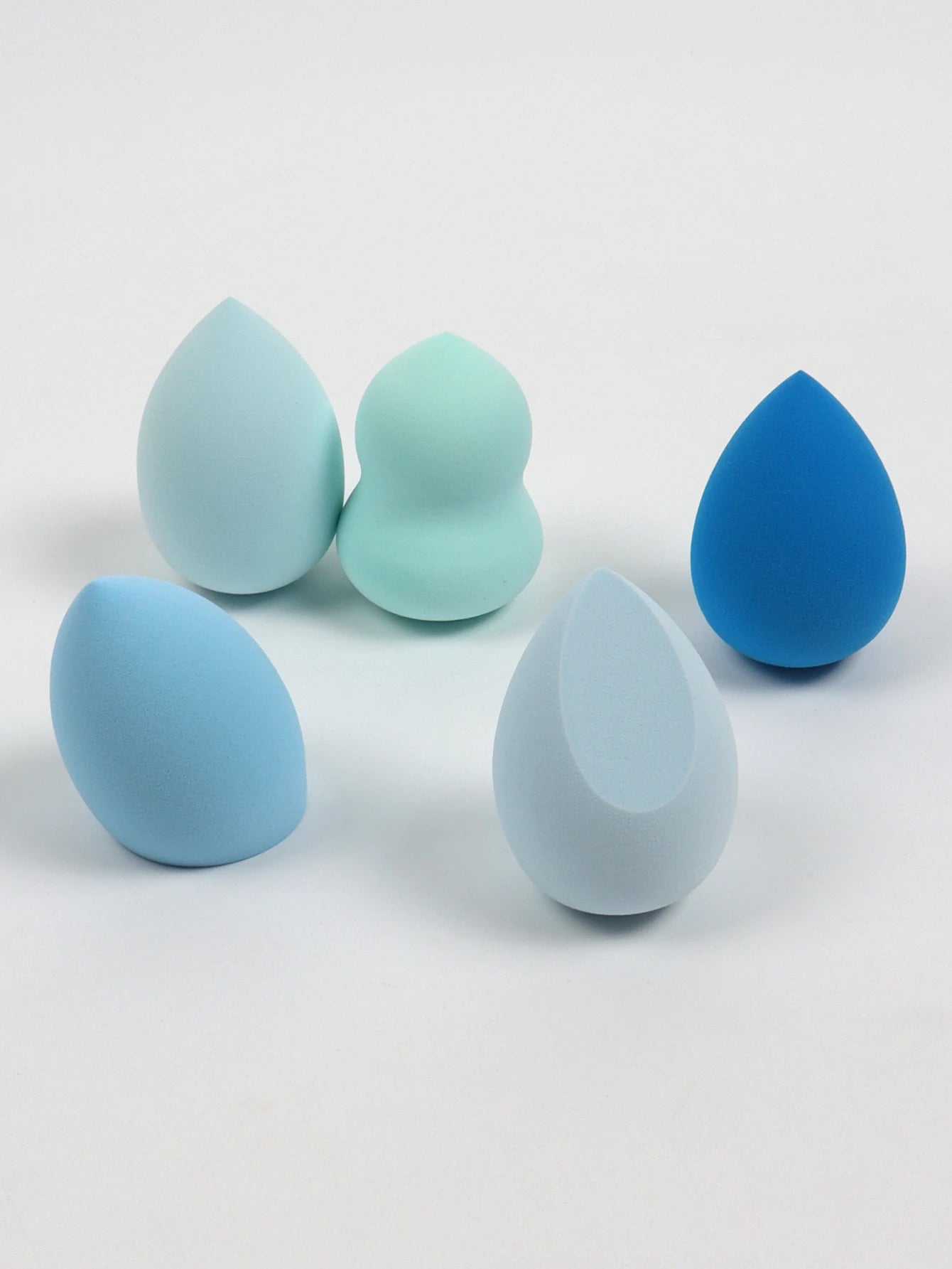 5PCS Makeup Beauty Sponge Set – Soft Blender Eggs for Foundation, Concealer & Powder