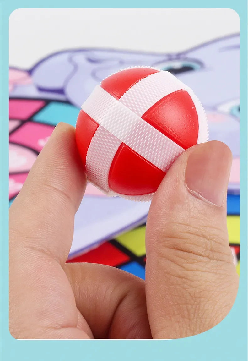 Kids Sticky Ball Dart Board Game | Fun Indoor Learning Activity