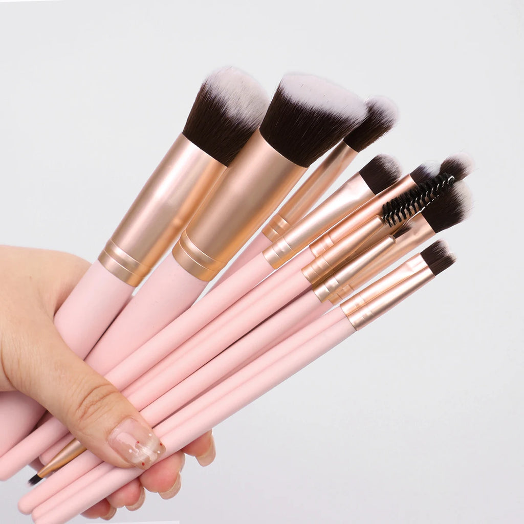 35PCS Professional Makeup Brush Set with Beauty Sponges & Travel Cosmetic Bag