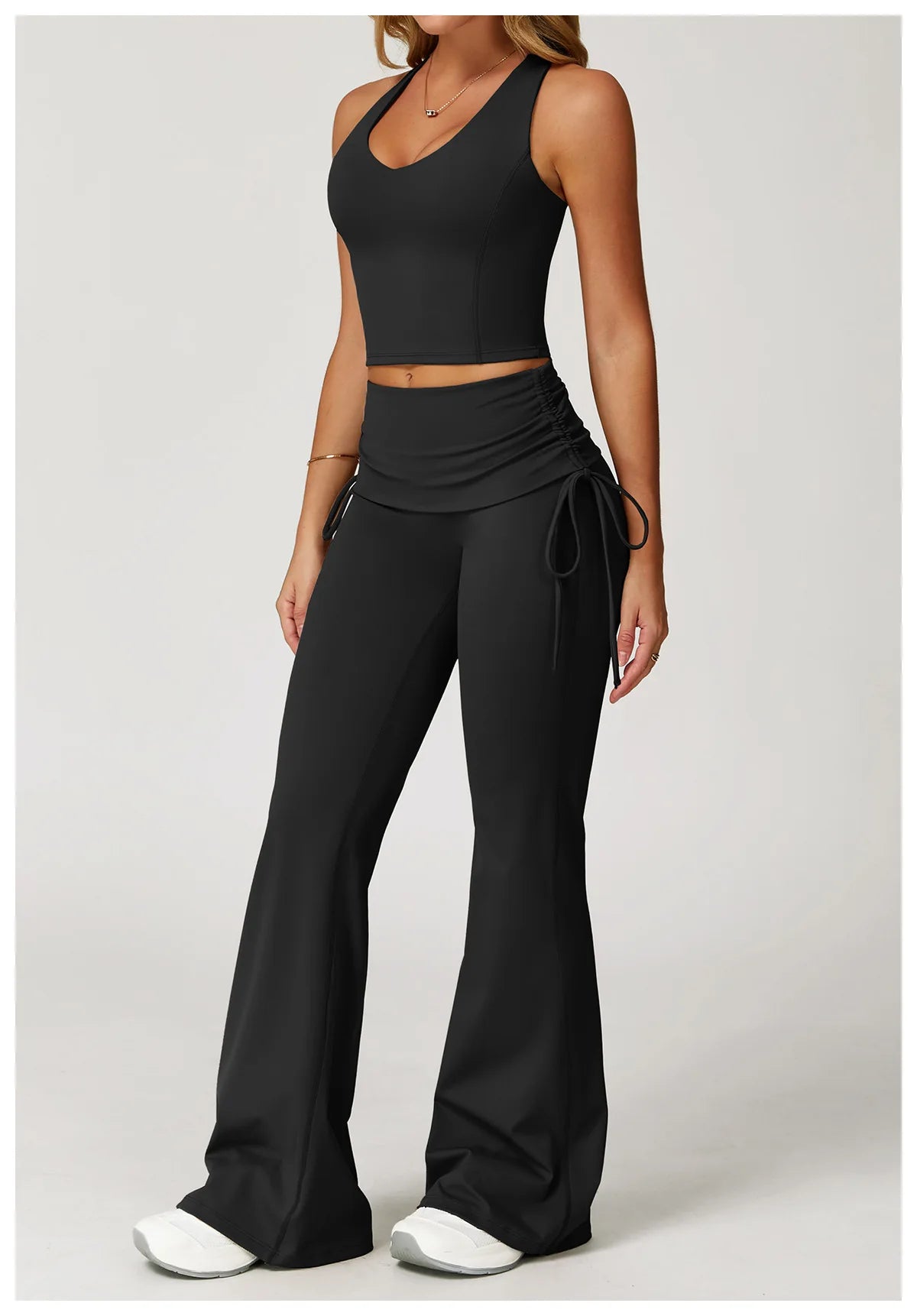 Women's 2-Piece Seamless Yoga Set – Breathable Workout Outfit & Fitness Wear