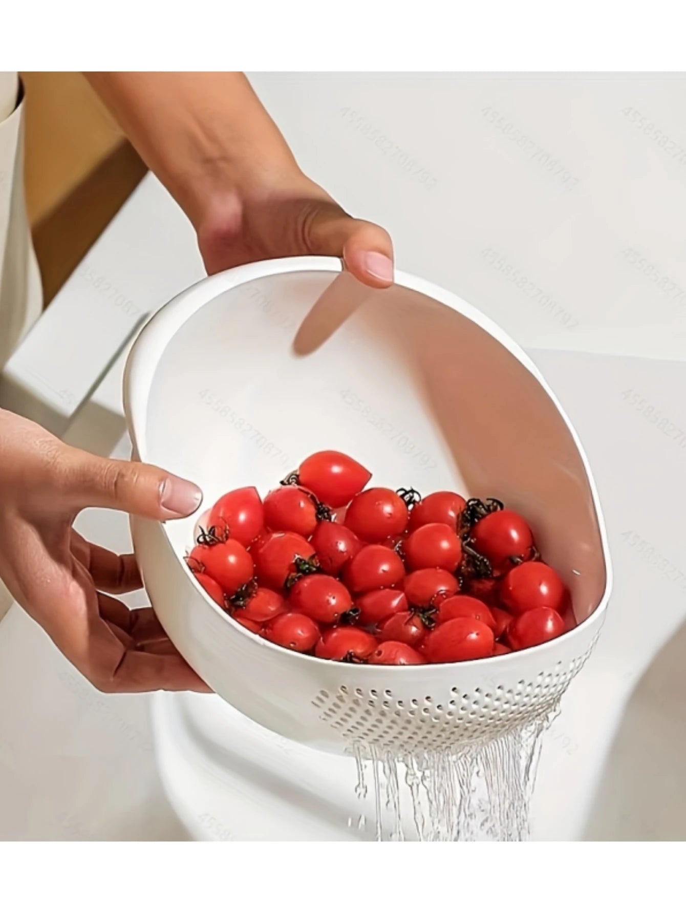 Multi-Purpose Kitchen Drain Basket | Wash, Strain & Serve with Ease