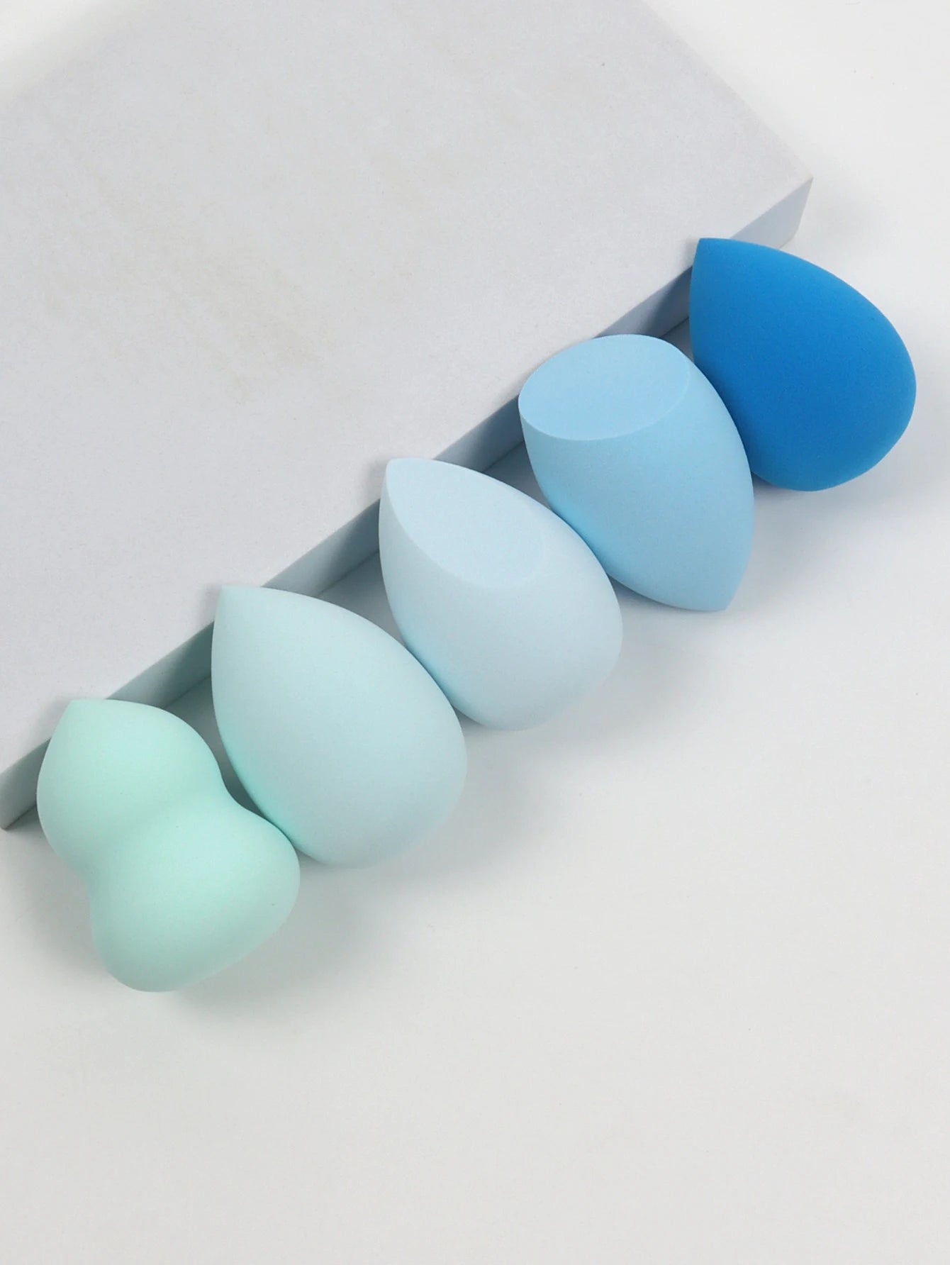5PCS Makeup Beauty Sponge Set – Soft Blender Eggs for Foundation, Concealer & Powder