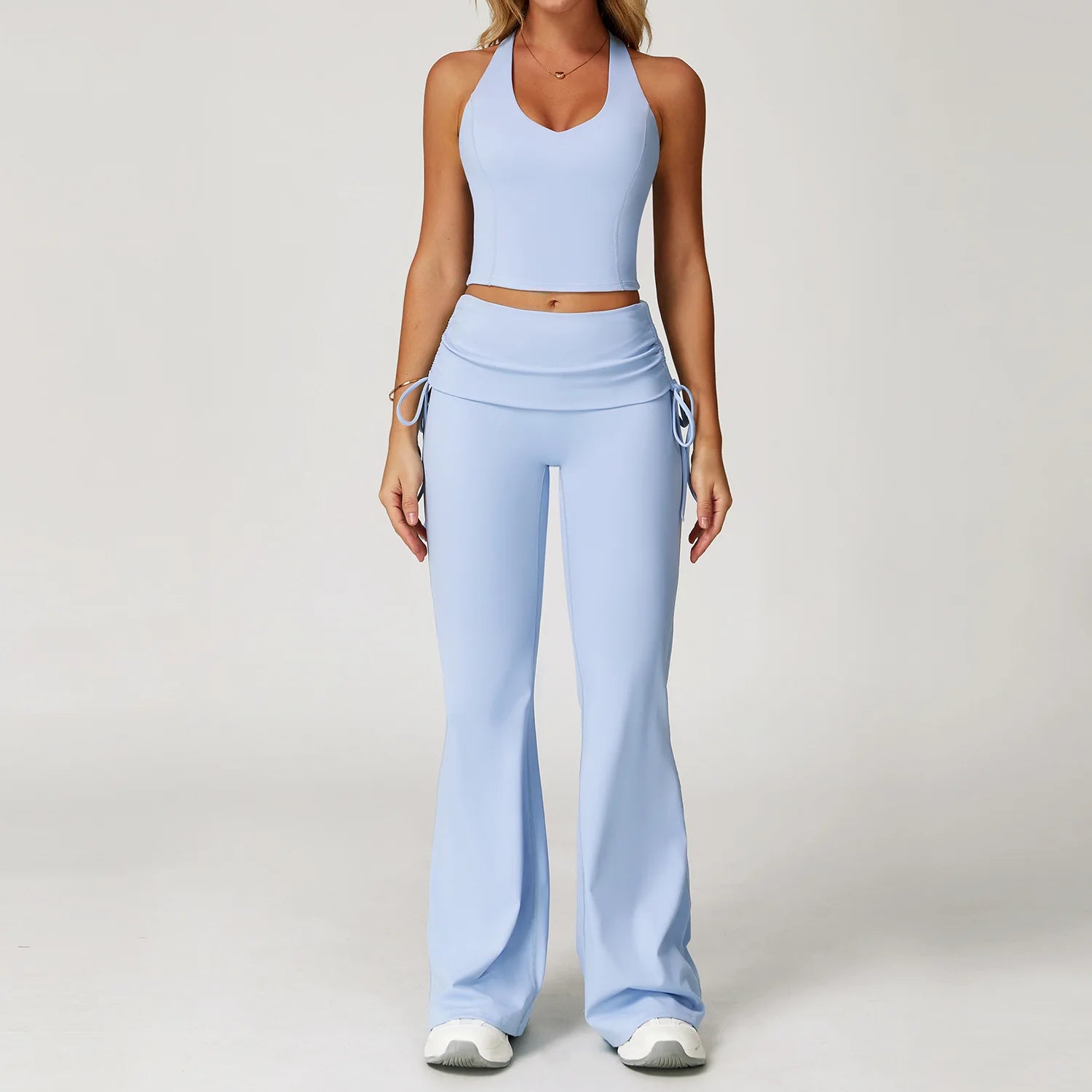 Women's 2-Piece Seamless Yoga Set – Breathable Workout Outfit & Fitness Wear