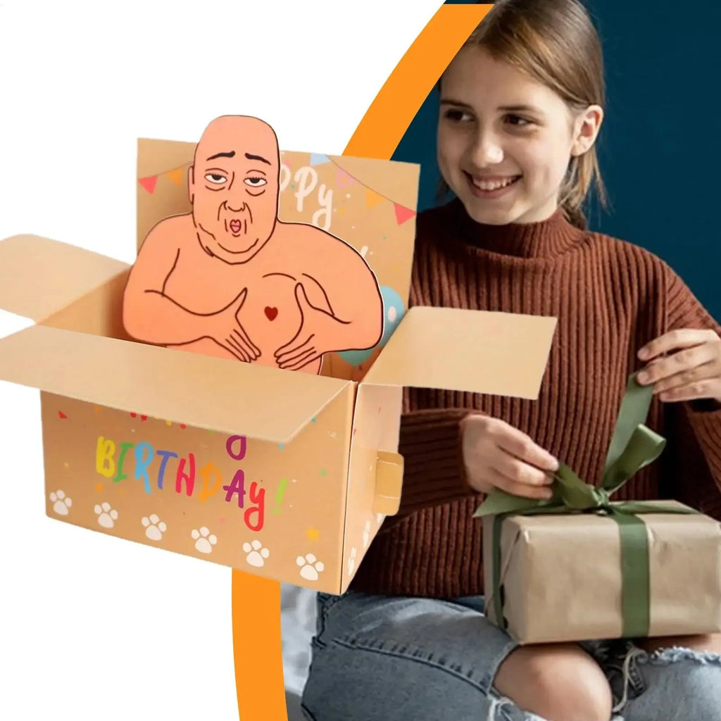 Funny Pop-Up Birthday Card – Unforgettable Surprise Gift