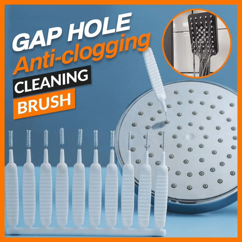 Shower Head Cleaning Brush Set – Anti-Clog Nozzle Cleaner