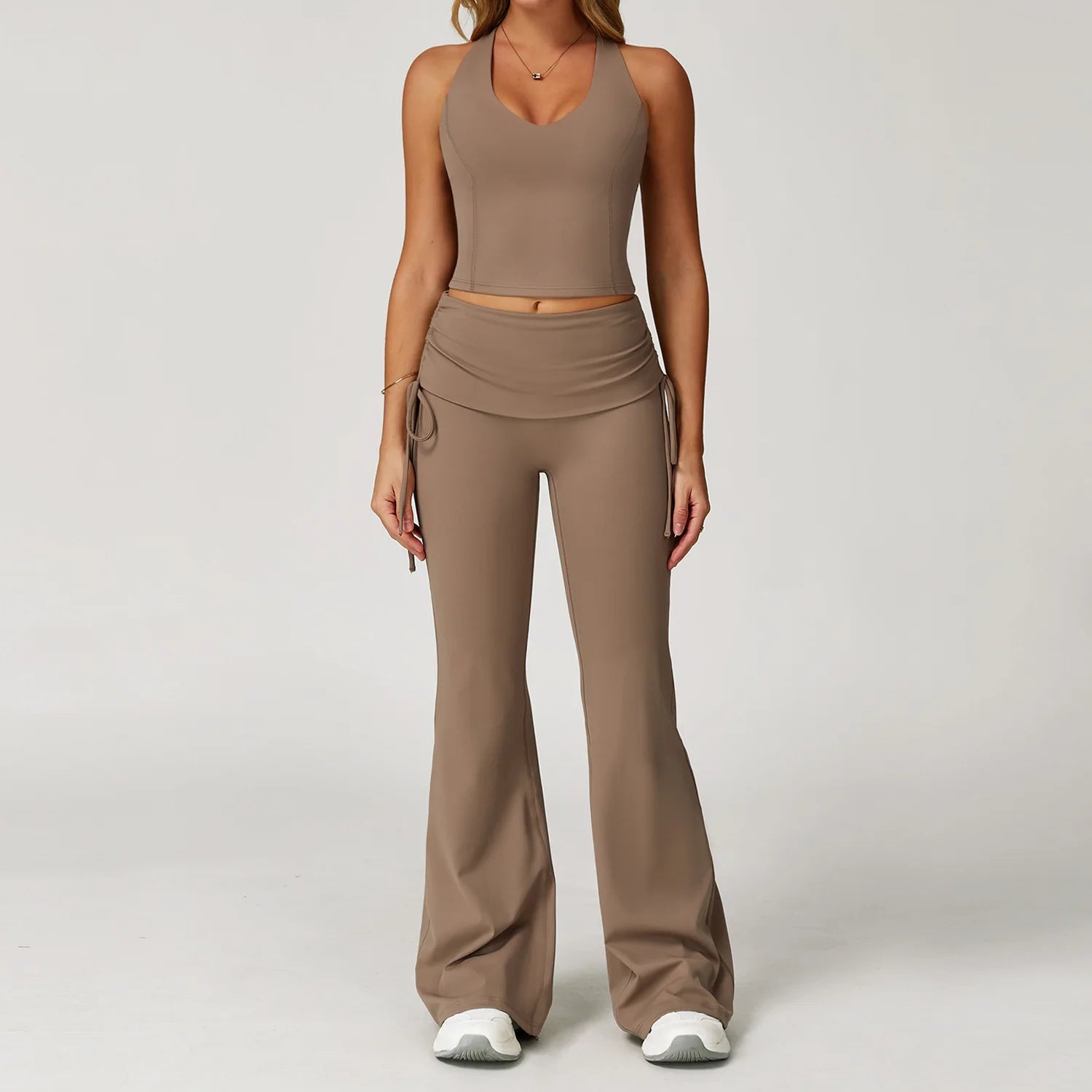 Women's 2-Piece Seamless Yoga Set – Breathable Workout Outfit & Fitness Wear