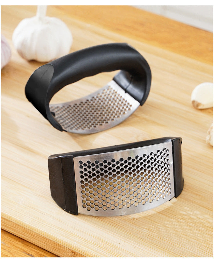 Premium Stainless Steel Garlic Press | Crush Garlic in Seconds