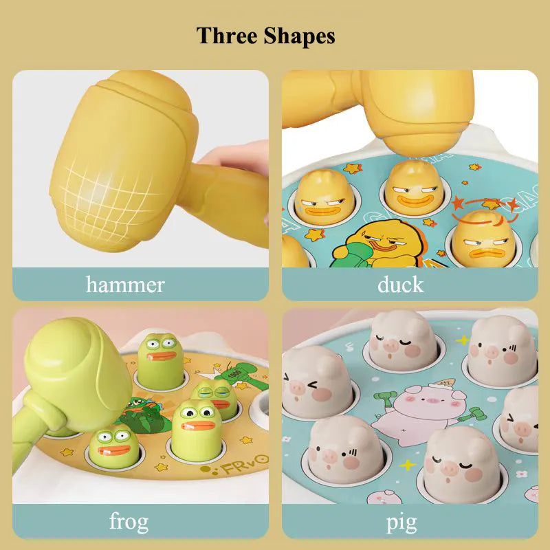 Montessori Duck Frog & Pig Learning Game for Toddlers