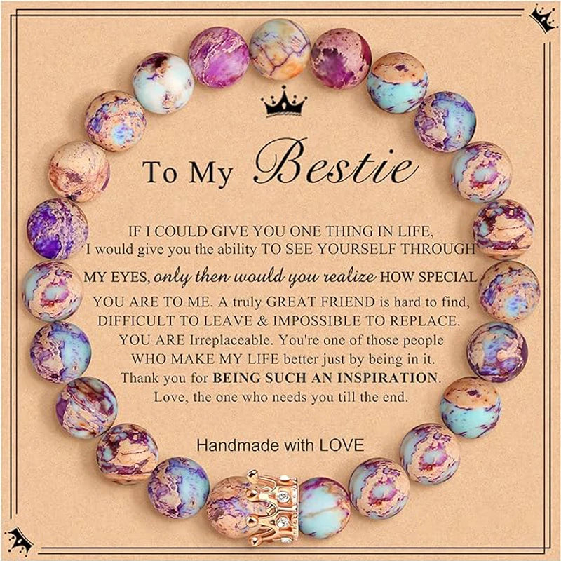 Meaningful Friendship Bracelet Gift – Personalized Message Collection