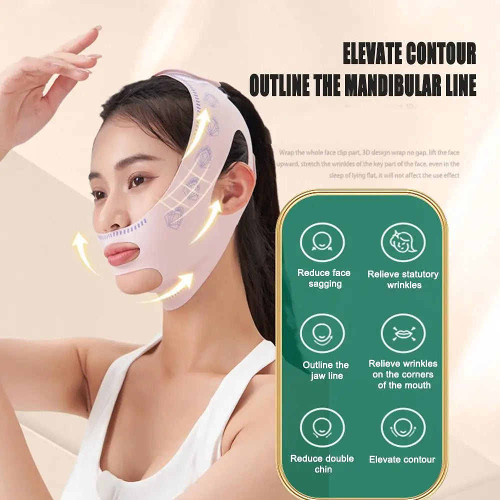 V Line Slimming Face Lift Bandage & Chin Shaper Mask