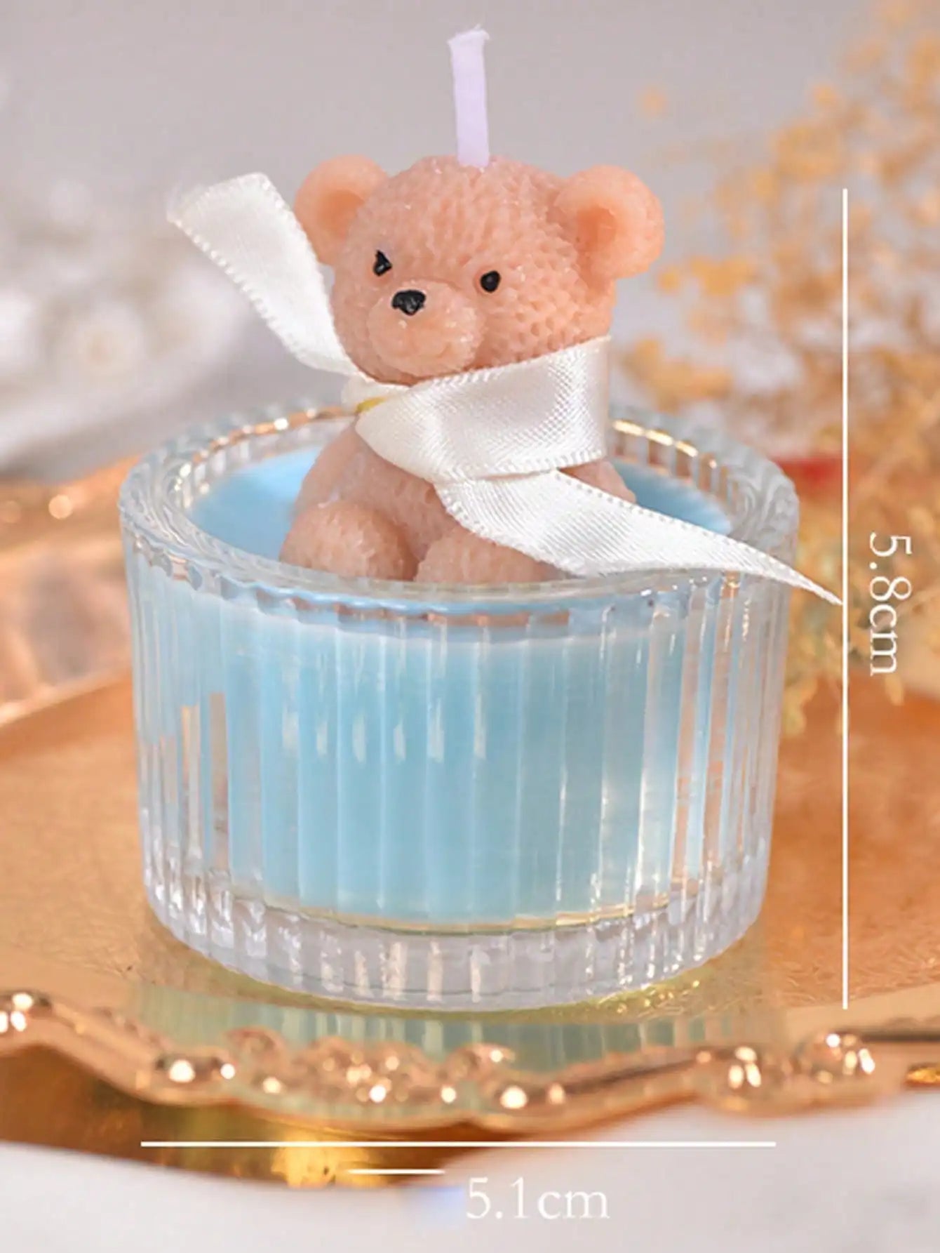 Cute Teddy Bear Aromatherapy Candle – Romantic Gift & Home Décor