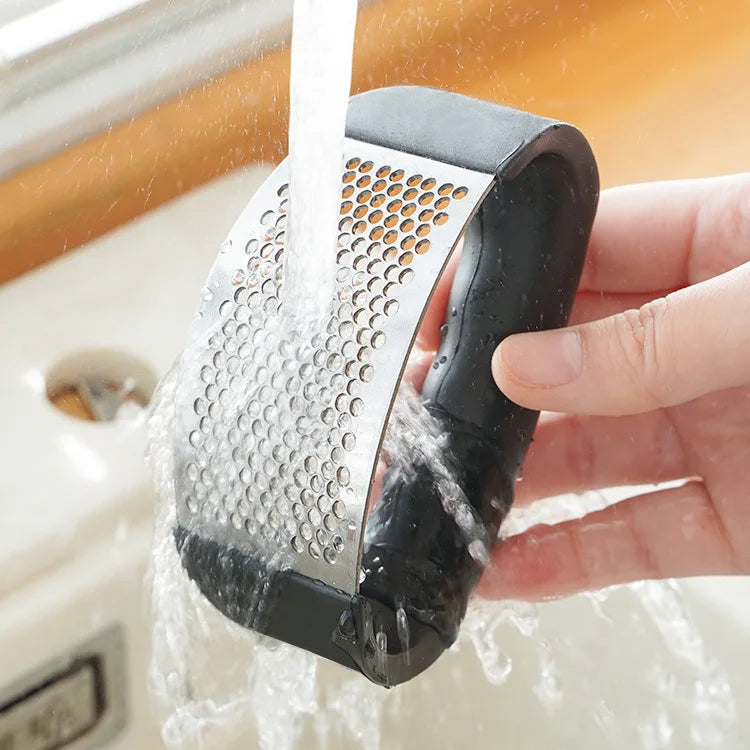 Premium Stainless Steel Garlic Press | Crush Garlic in Seconds