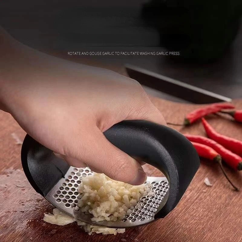 Premium Stainless Steel Garlic Press | Crush Garlic in Seconds