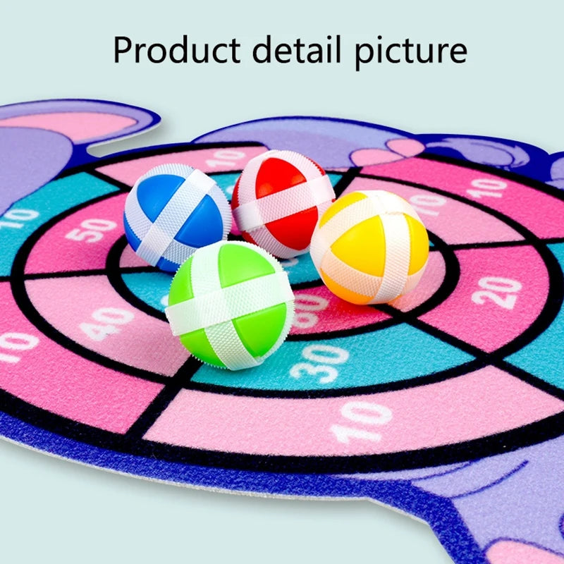 Kids Sticky Ball Dart Board Game | Fun Indoor Learning Activity
