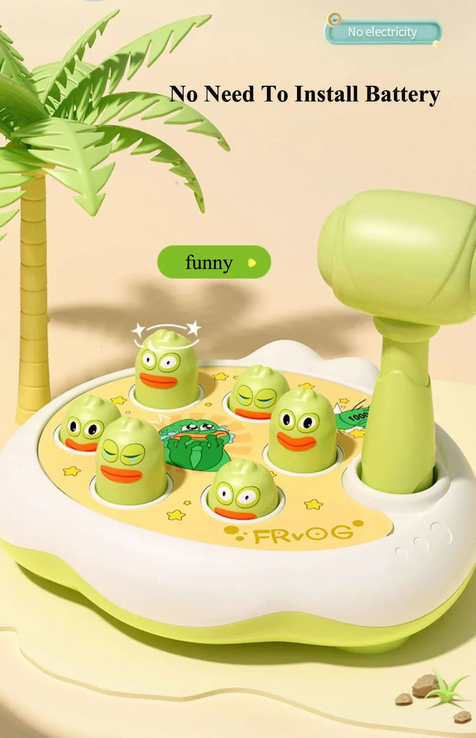Montessori Duck Frog & Pig Learning Game for Toddlers