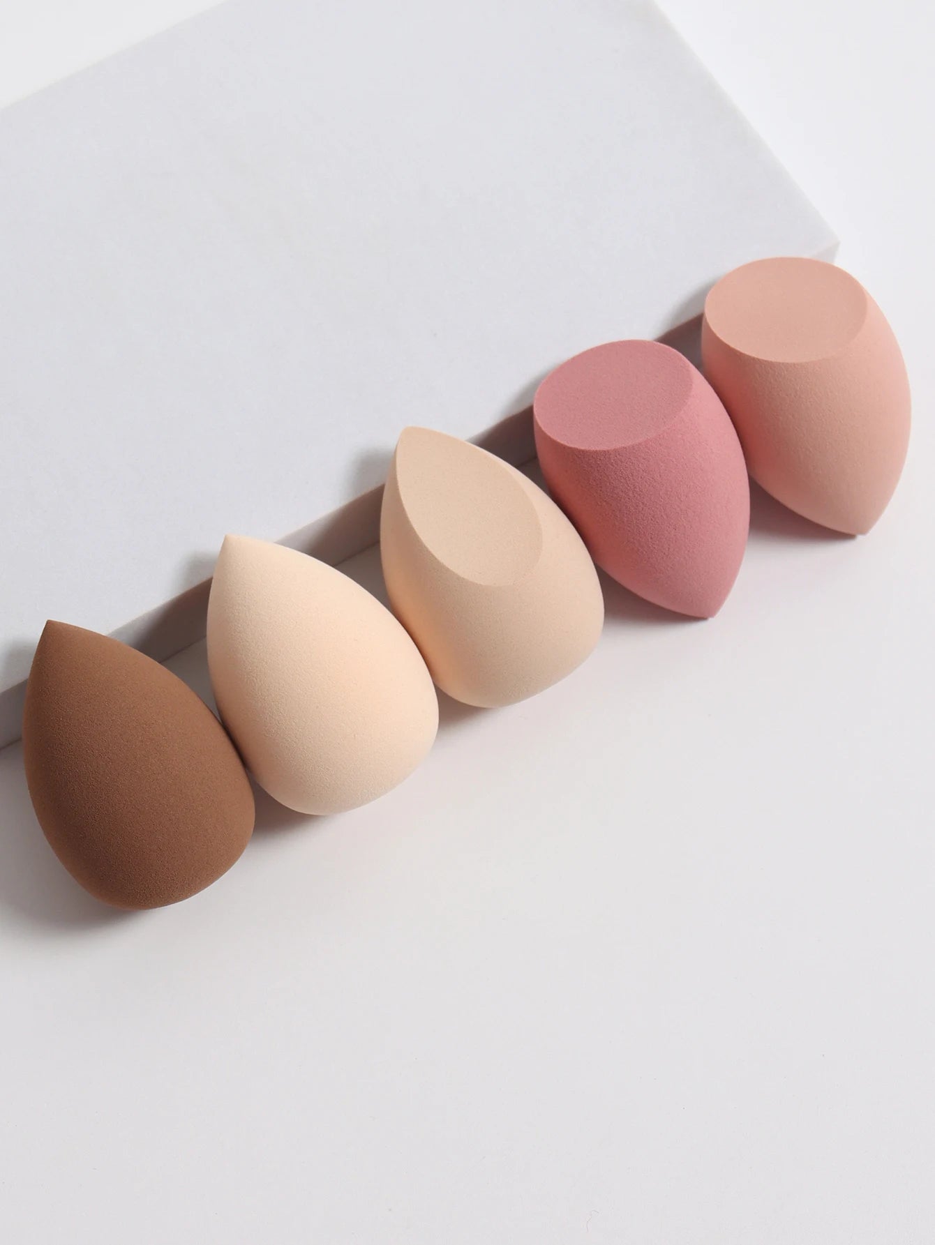 5PCS Makeup Beauty Sponge Set – Soft Blender Eggs for Foundation, Concealer & Powder